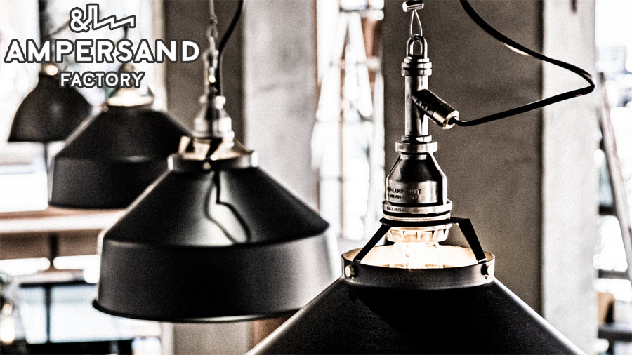 アンパサンド　AMPERSAND 照明器具 ライティング インダストリアル 西海岸 レトロモダン カフェ 店舗装飾 アメリカン雑貨