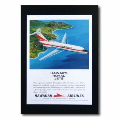 TWA航空 ビンテージ ハワイアンポスター 80年代 注目ブランド 