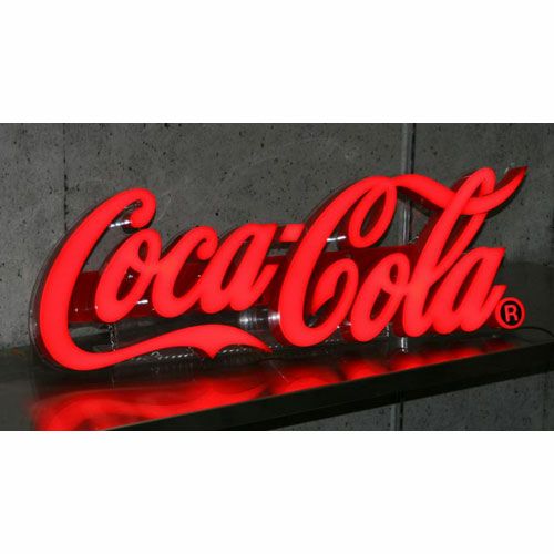 Coca Cola コカコーラ レタリングサイン LED ネオンサイン ネオンランプ ネオン管 ネオン看板 看板 ＵＳＡ 西海岸風 インテリア 割れあり