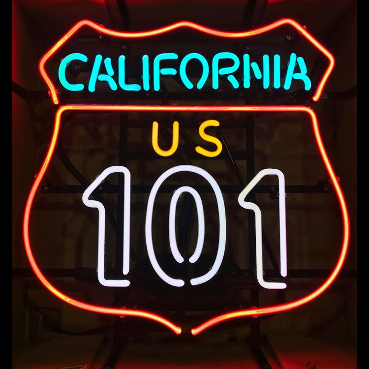 アメリカンネオンサイン ＜CALIFORNIA 101 カリフォルニア101＞サイズ