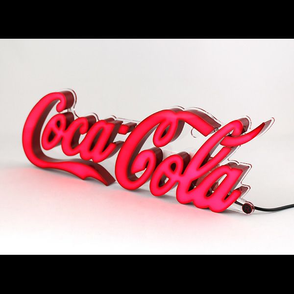 コカコーラブランド 「ミニ レタリング LEDサイン」 PJ-LED03　／COCA-COLA／インテリア照明／看板／