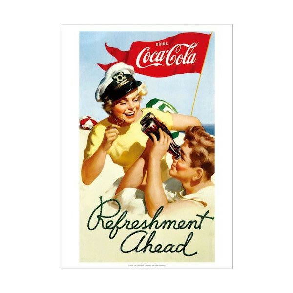 ポスター おしゃれ コカコーラ 「Refreshment」 PO-C22 COCA-COLA 72.8