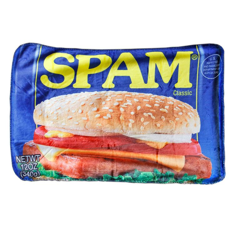 毛布 ひざかけ SPAM スパム ブランケット SPAM Can 70×100cm アメリカ雑貨 アメリカン雑貨