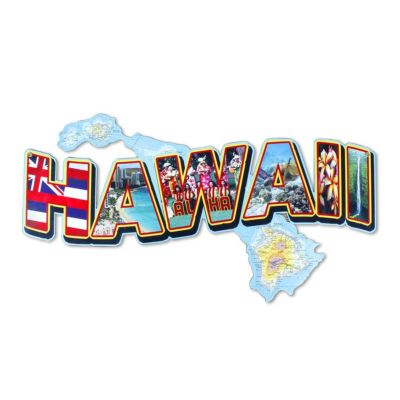 看板 アメリカンスティールサイン「HAWAII Landmarks」 PS-224 UV 