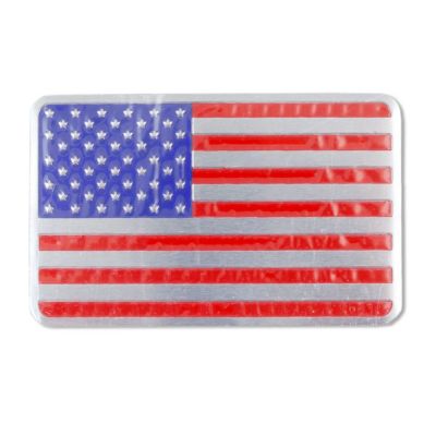 ステッカー 車 シール アルミステッカー USAフラッグ アメリカ国旗 縦5×横8cm 星条旗 カーアクセサリー アメリカン雑貨 | アメリカン雑貨COLOUR  カラー