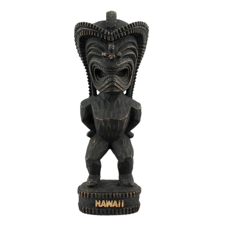 KCハワイ 12インチ ハワイアンティキ LUCKEY Tiki 幸運の神 #40115 ハパウッドティキ Tiki 置物 オブジ