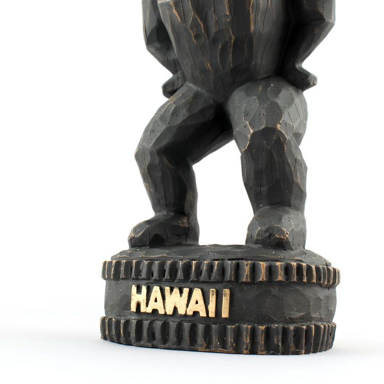 KCハワイ 12インチ ハワイアンティキ Luckey Tiki 幸運の神 #40115 ハパウッドティキ Tiki 置物 オブジェ ハワイアン雑貨  アメリカン雑貨 KC HAWAII | アメリカン雑貨COLOUR カラー