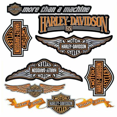 ステッカー ハーレーダビッドソン CHROME ラージデカール CG30950 ビニル製 Harley-Davidson シール CARデカール 車  バイク カーアクセサリー アメリカ製 アメリカ雑貨 | アメリカン雑貨COLOUR カラー