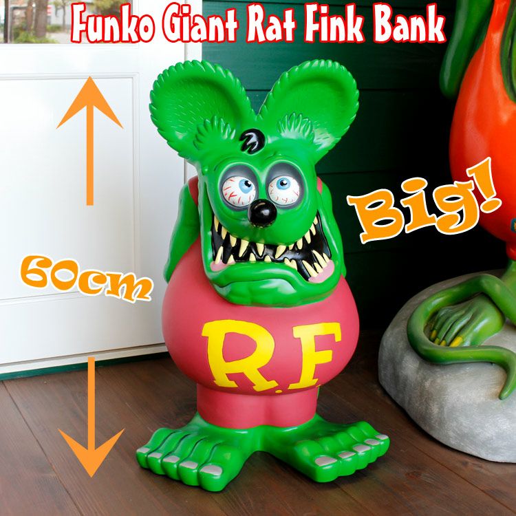 貯金箱 フィギュア 大型 RAT FINK ラットフィンク 24インチビッグ 