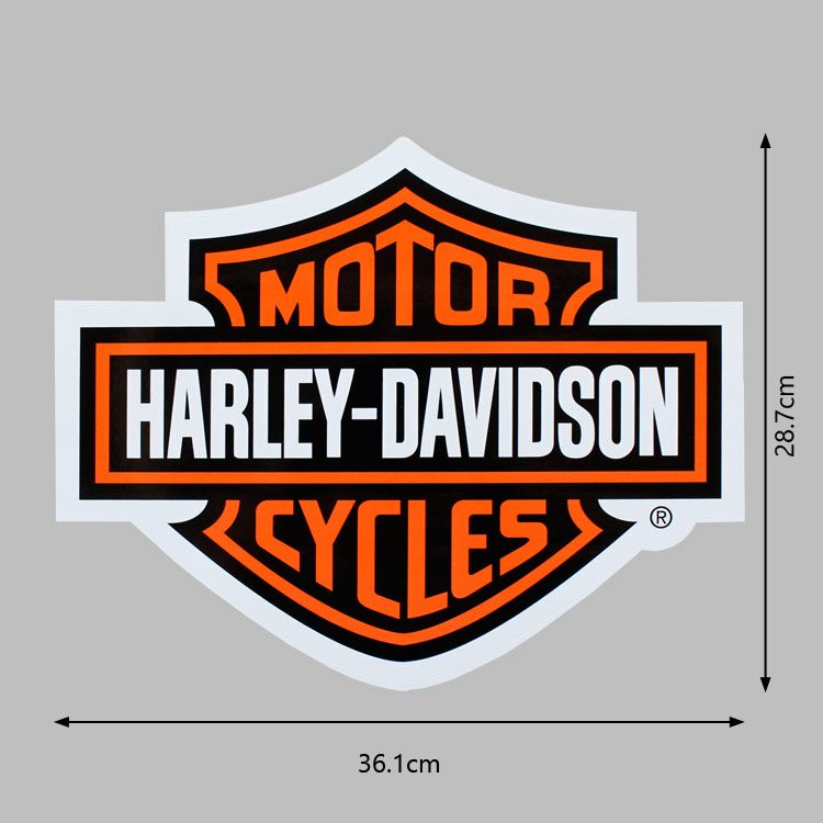 ステッカー ハーレーダビッドソン Bu0026S ラージデカール CG30900 ビニル製 Harley-Davidson シール CARデカール 車 バイク  カーアクセサリー アメリカ製 アメリカ雑貨 | アメリカン雑貨COLOUR カラー