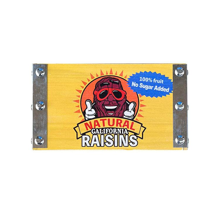 ティシュボックスケース ウッドティッシュボックス RAISIN 高さ8.3×幅28×奥行き15.2cm 木製 小物入れ 木箱 アメリカン雑貨