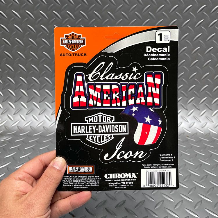 【ゆうパケット発送】ステッカー ハーレーダビッドソン デカール Patriotic CG25132 HARLEY-DAVIDSON シール デカール カスタマイズ アメリカン雑貨